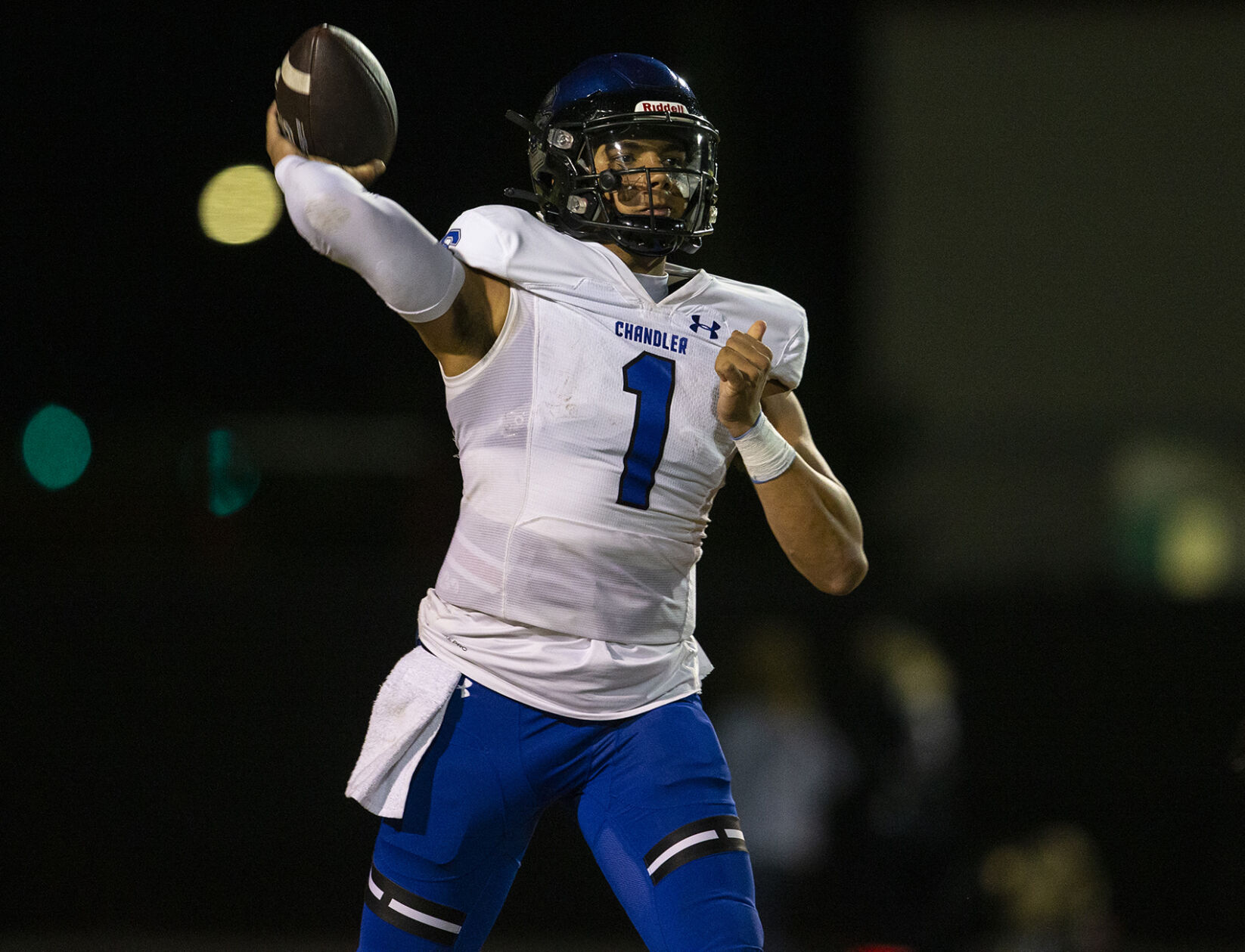 Hamilton against Chandler, in a Conference 6A Premier football game